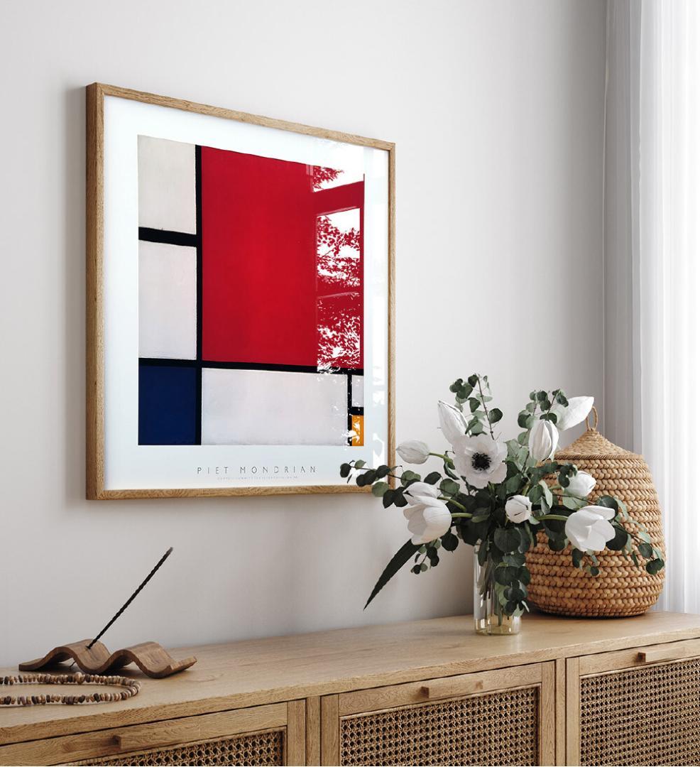 Bicosya 美工社 アートフレーム モンドリアン Piet Mondrian