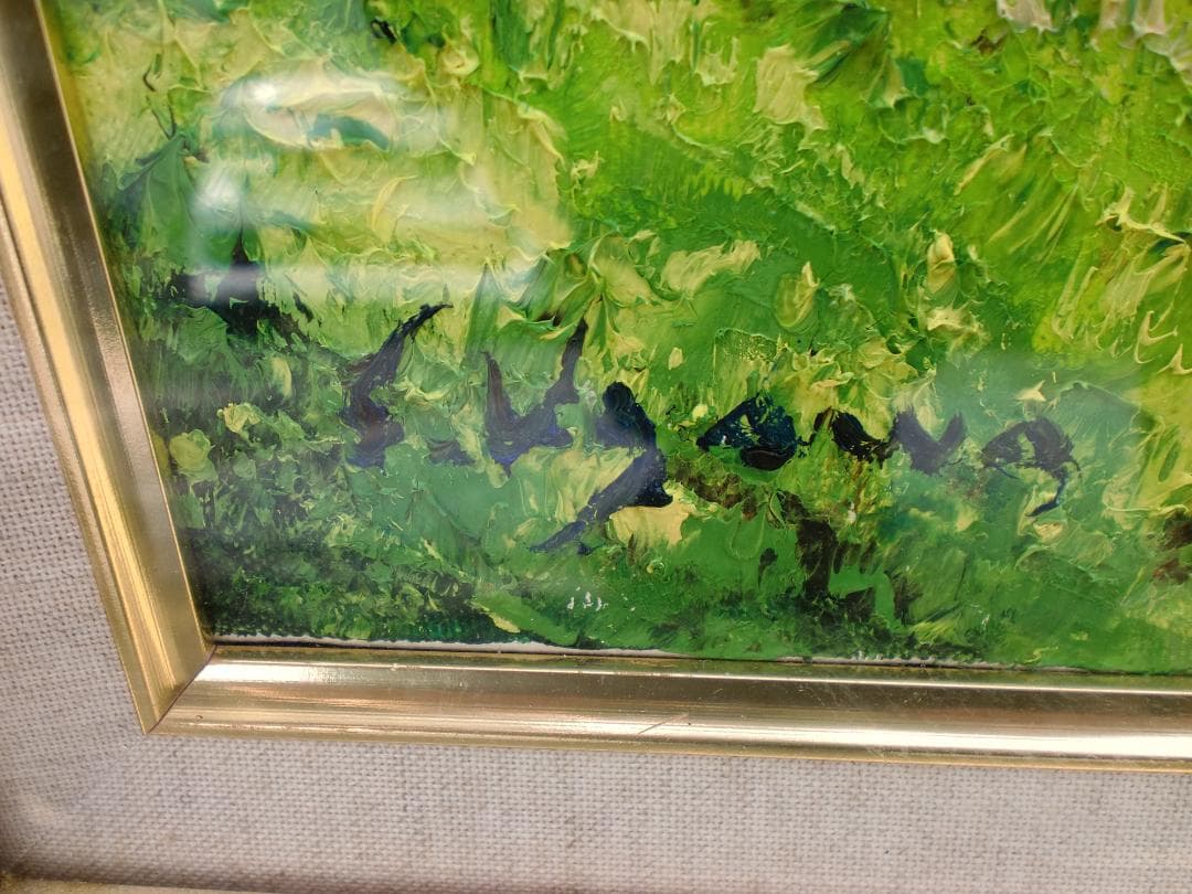 【送料無料】★ 油彩画 洋画 (油絵額縁付きで納品対応可) 羽沢 清水 /001