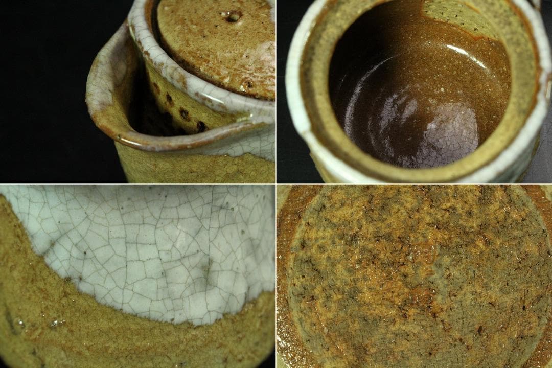 十二代 田原陶兵衛作 萩焼 煎茶器揃 共箱 未使用(K-LC870)