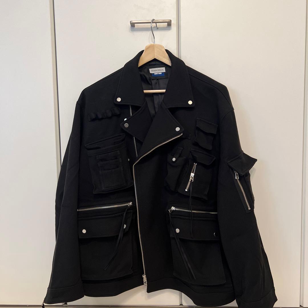 maison specialマルチポケットプライムオーバーダブルライダース