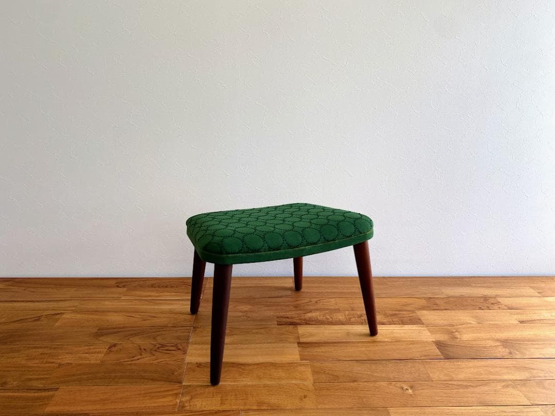 デンマーク ヴィンテージ オットマン スツール チーク材 ミナペルホネン 仕上済