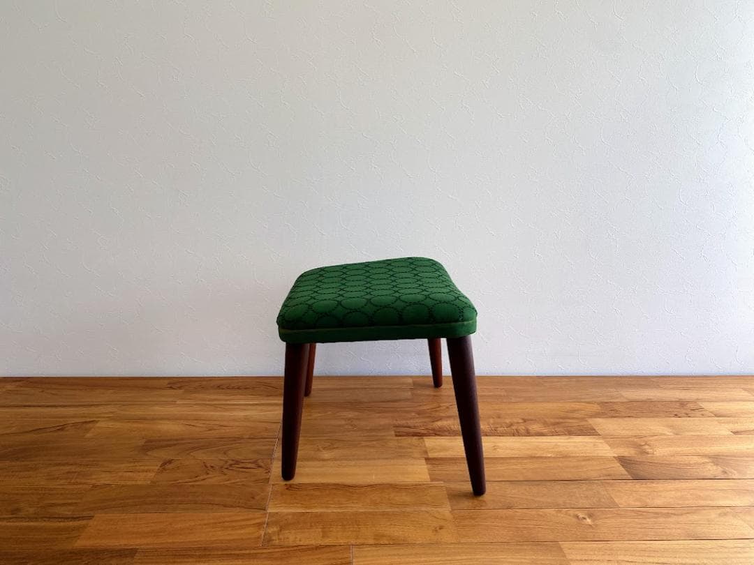 デンマーク ヴィンテージ オットマン スツール チーク材 ミナペルホネン 仕上済