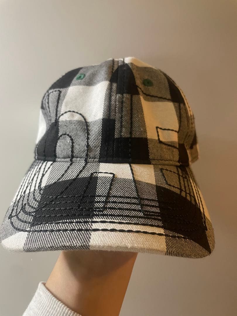 b.eautiful チェック柄キャップ