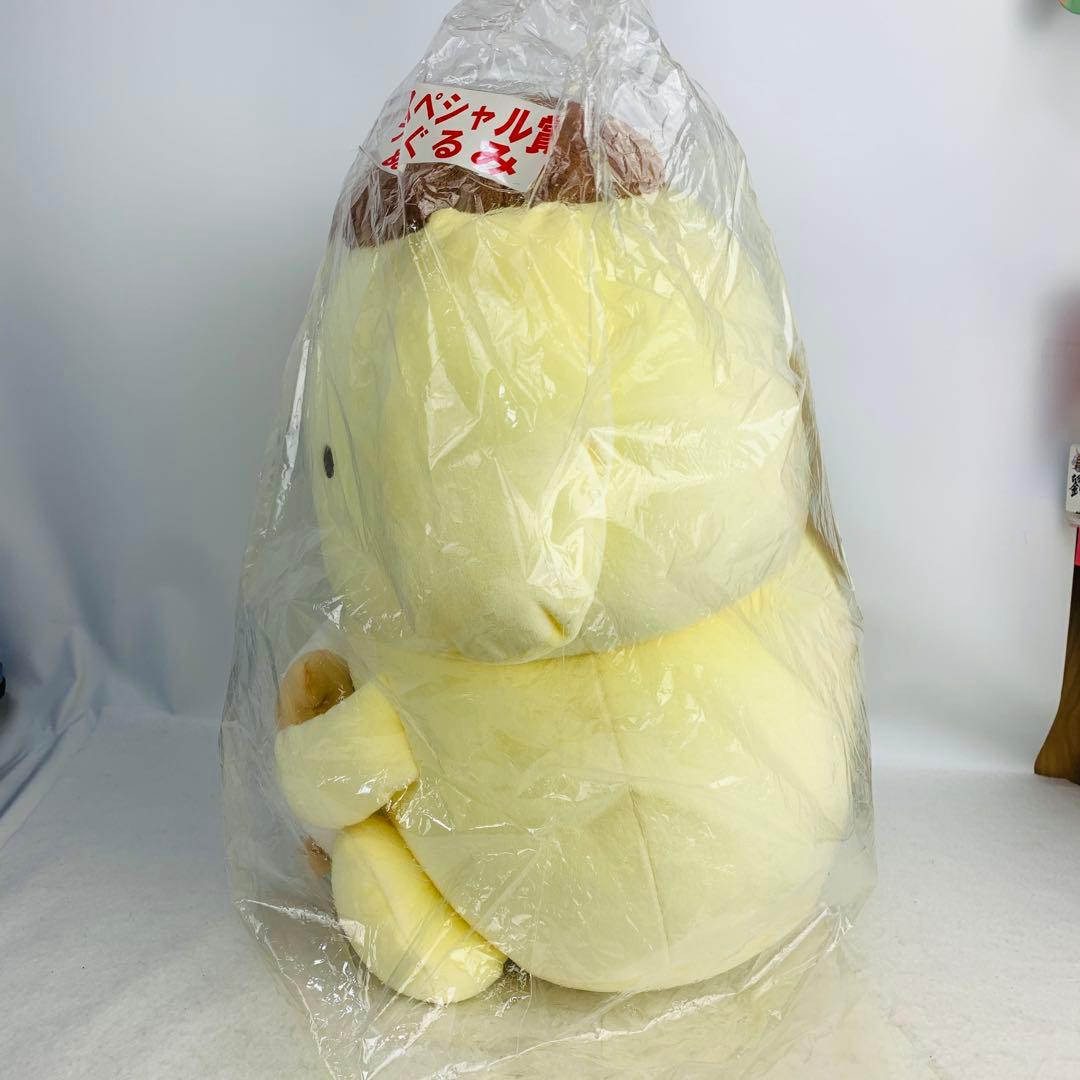 レア　ポムポムプリン　マフィン　ラストスペシャル賞　超特大　ぬいぐるみ　抱っこ