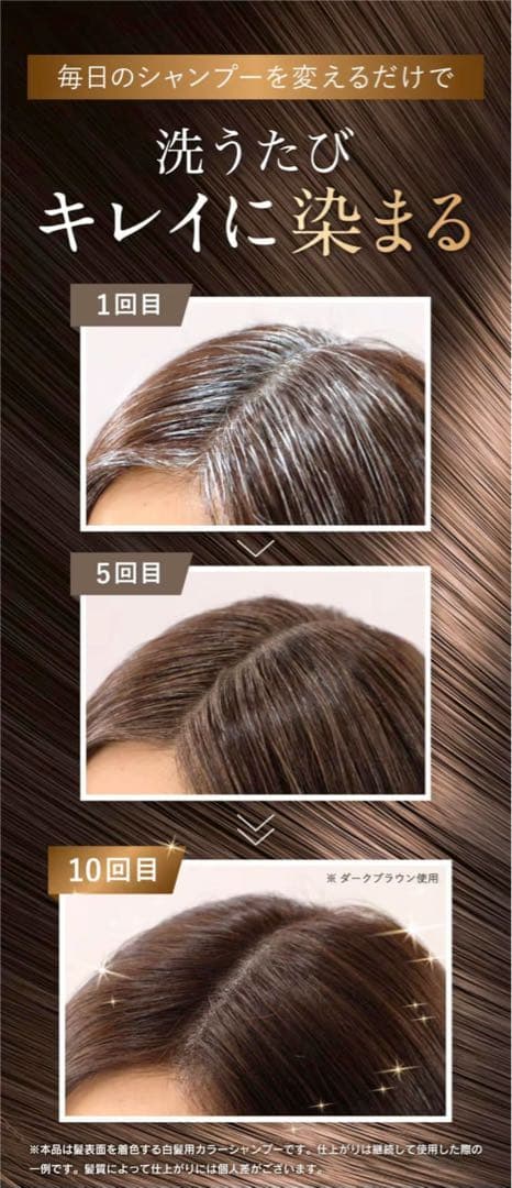【大容量】利尻カラーシャンプー&コンディショナー 白髪染め ライトブラウン