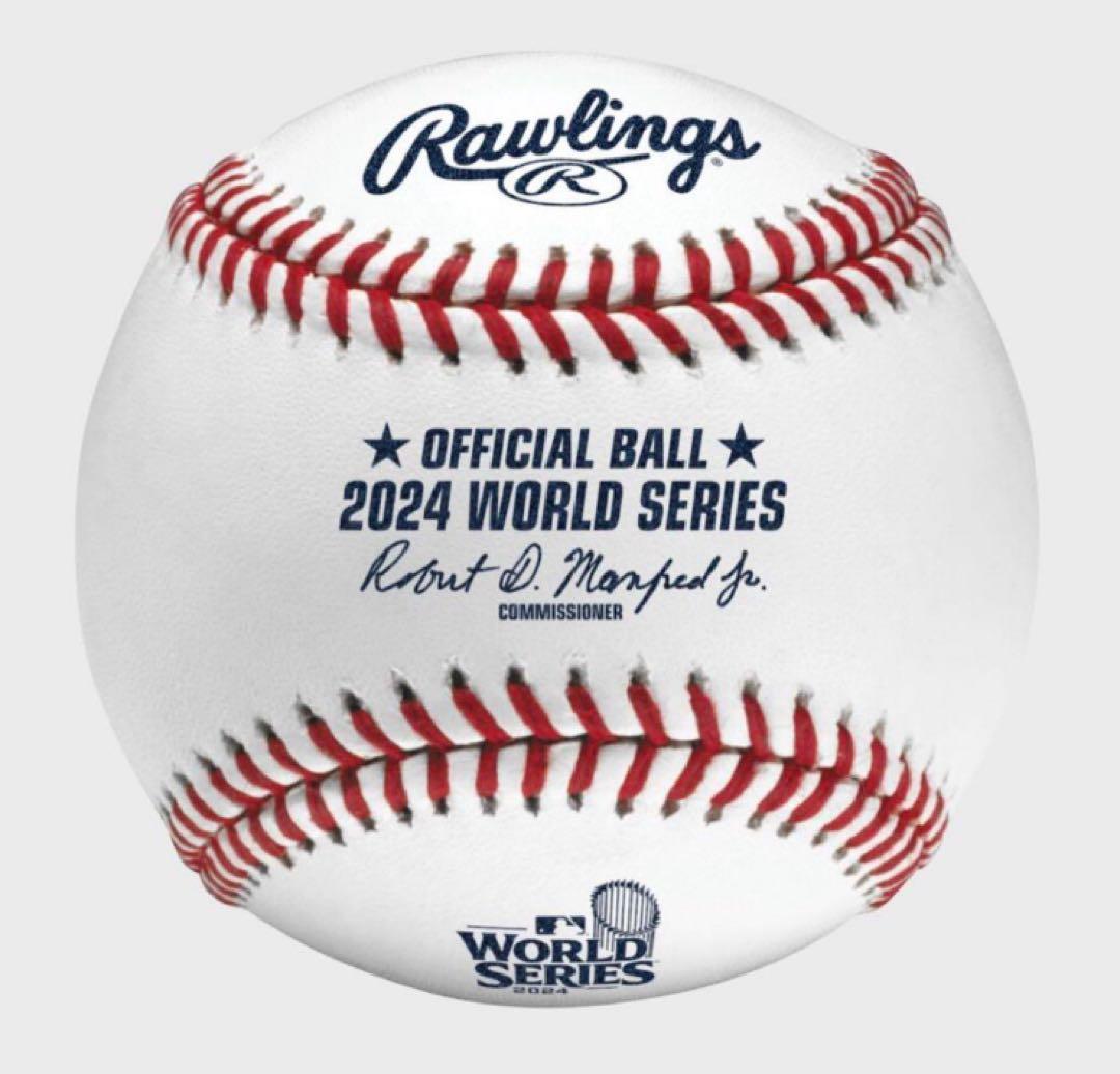 2024 ワールシリーズ 試合球 公式球 ボール ケース入り 新品未開封 大谷