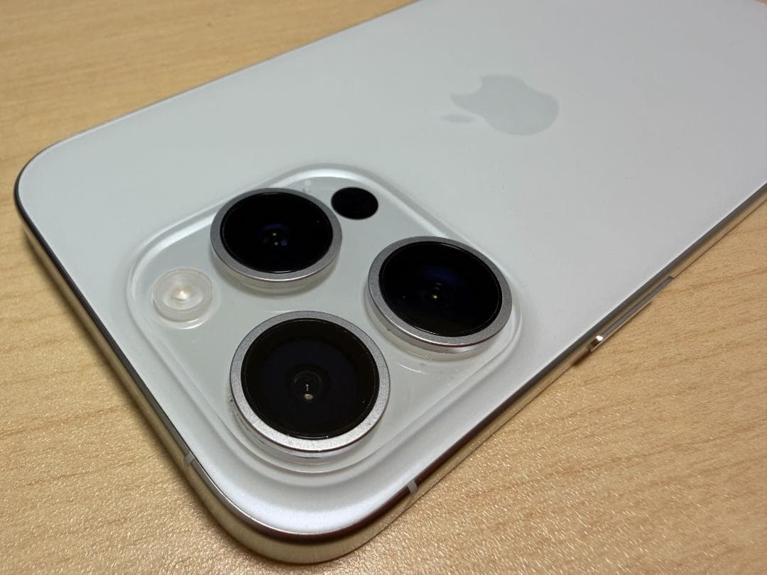 【ジャンク, 電池91%】 iPhone 15 PRO 512GB ホワイトチタ