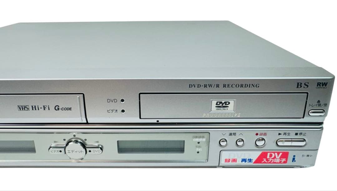 SHARP ハイファイ VHS ビデオ一体型 DVDレコーダー DV-RW200