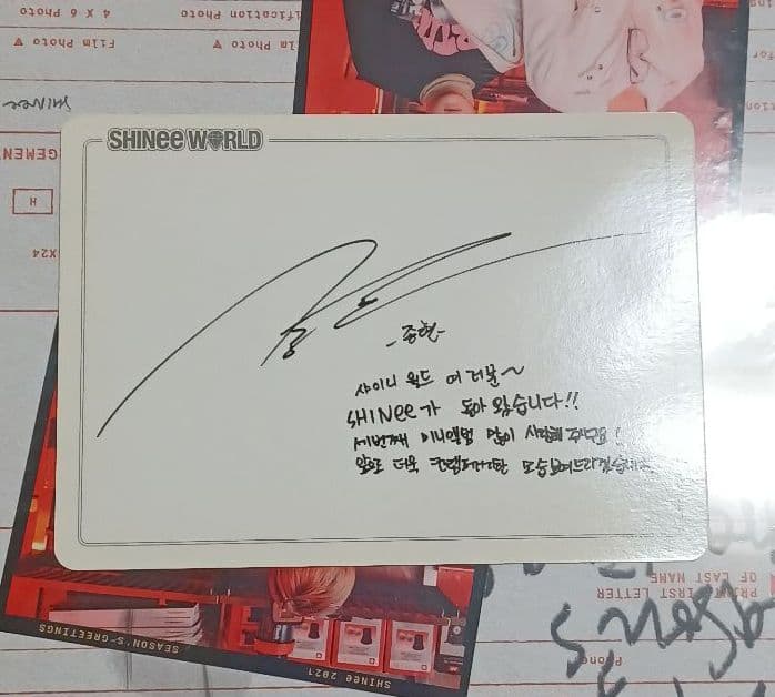 SHINee　ジョンヒョン　公式トレカ　サノク限定