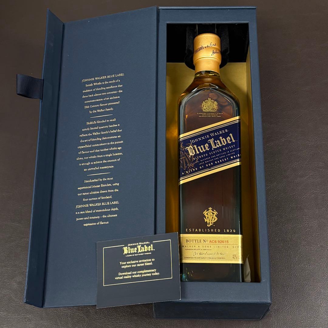 【未開封】ジョニーウォーカー ブルーラベル 750ml 箱付き
