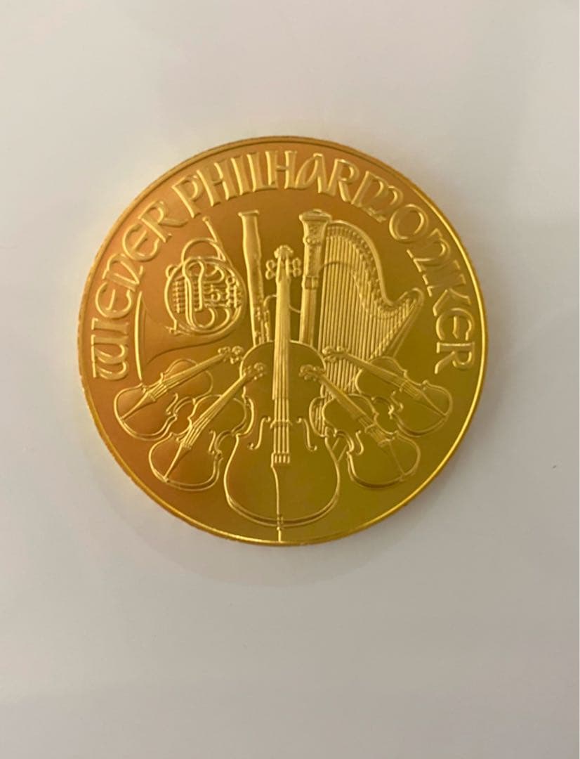 傷なし【美品】1955年物 オーストリア ウィーン金貨 1オンス 純金 24金