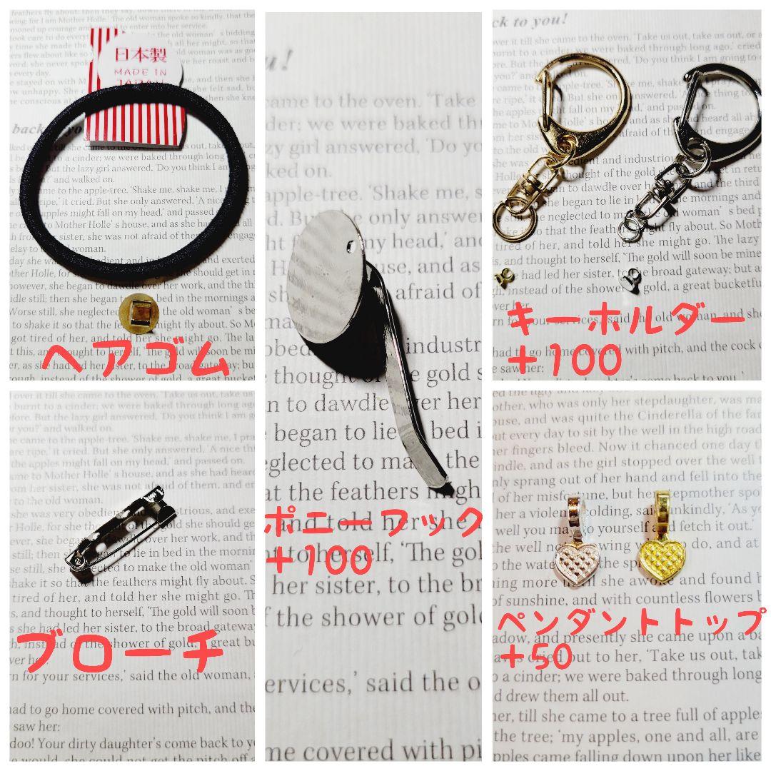 No.182❤猫❤美少女❤レジン❤ヘアゴム ブローチ