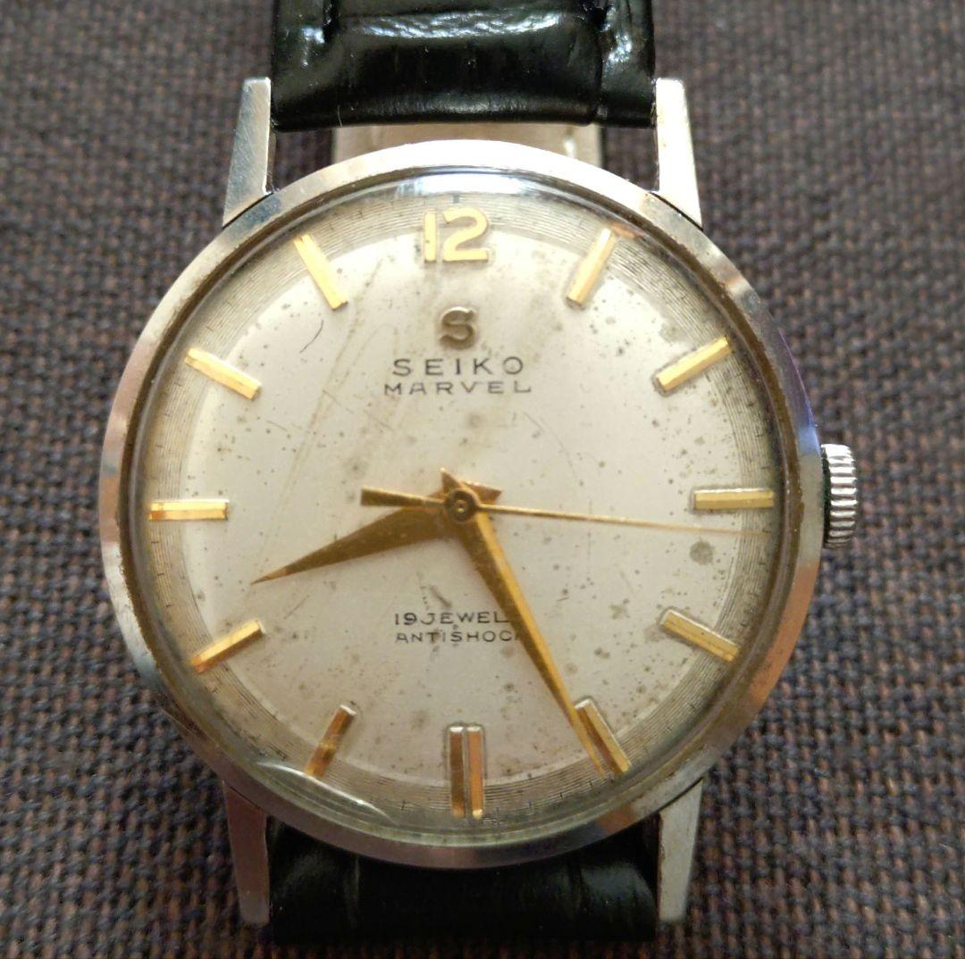 ア5.SEIKO MARVEL メンズ手巻き腕時計