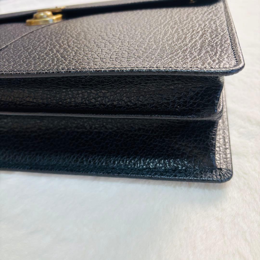 新品未使用　銀座タニザワ　ブリーフケース　皇室御用達　ダレスバッグ　黒　超希少