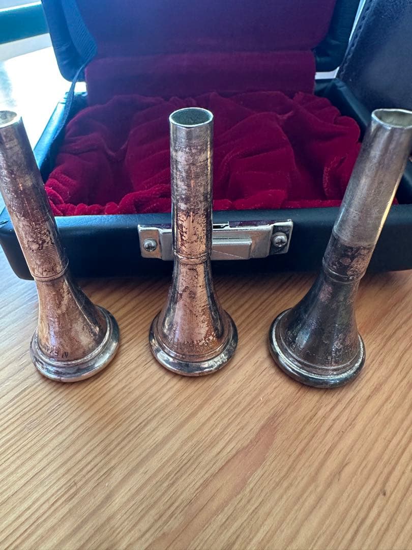 管楽器マウスピース 7個セット ケース付き