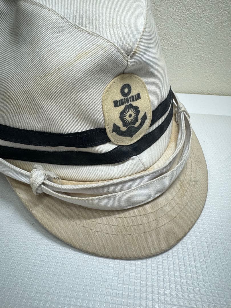 【貴重】大日本帝国海軍 略帽 旧日本軍 海軍軍帽　実物時代物