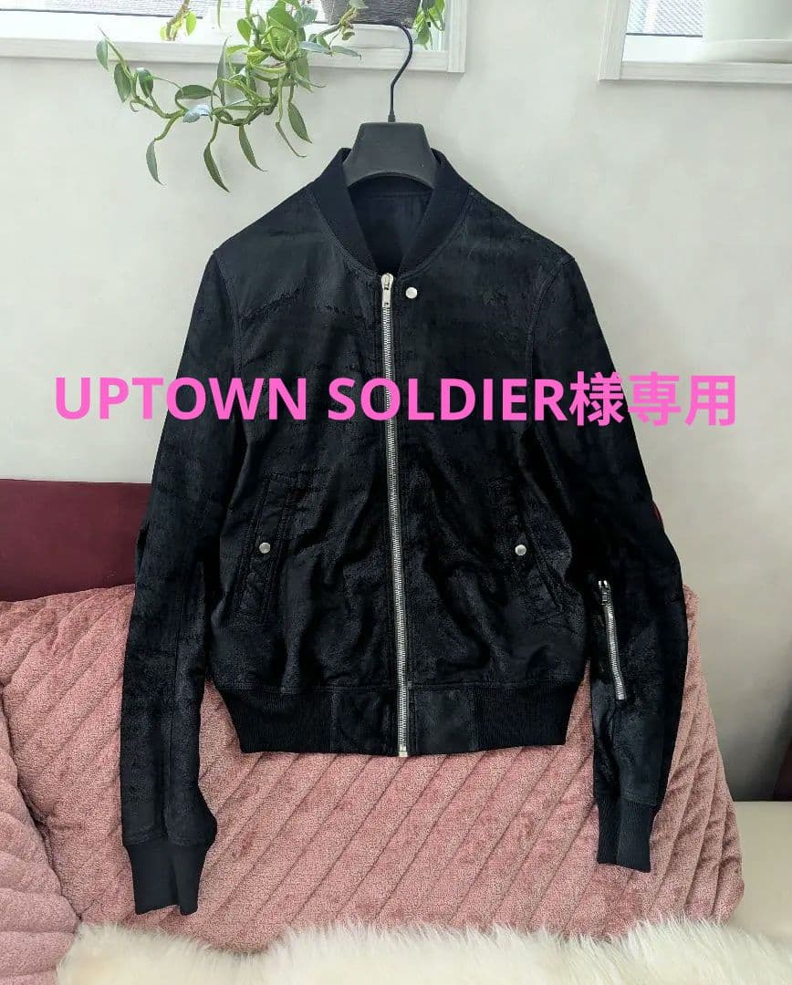 美品　FOGACHINE　リックオウエンス　ラムレザー　クラシック　フライト