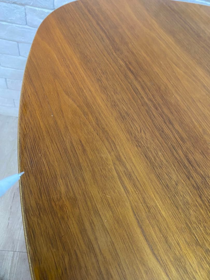 【ワンコ大好きッ子】三角形　ダイニング　テーブル　2名　3名　机　食卓