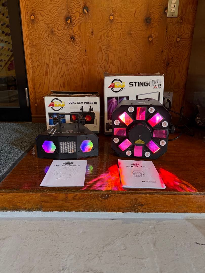 ADJ DUAL GEM PULSE IR & STINGER II セット