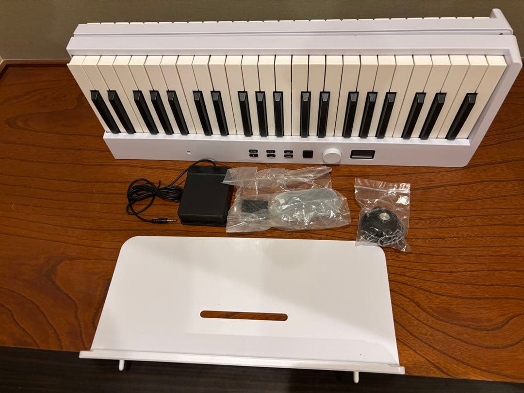 電子キーボード 88鍵盤 折りたたみ充電式 MIDI Bluetooth対応