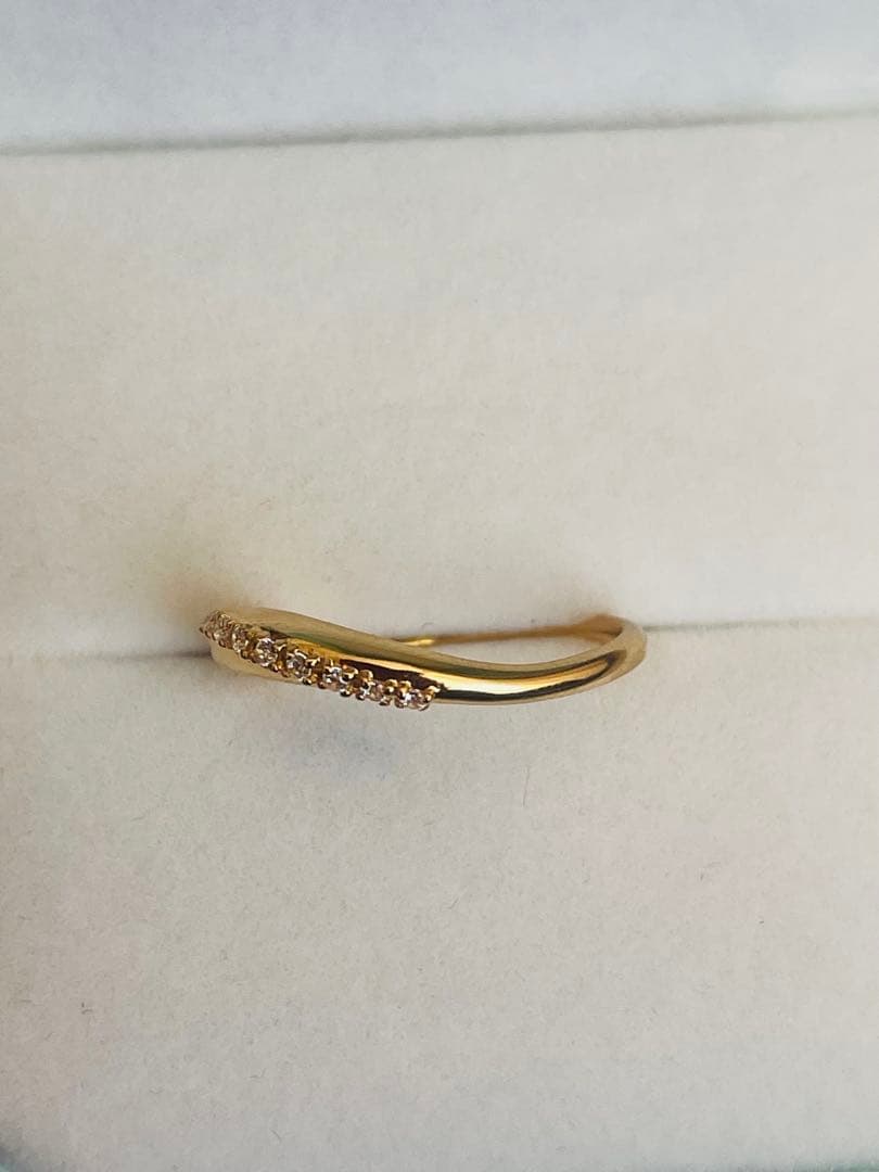 試着のみ✨ete ONLINE Limited ビジュー クレセントムーンリング