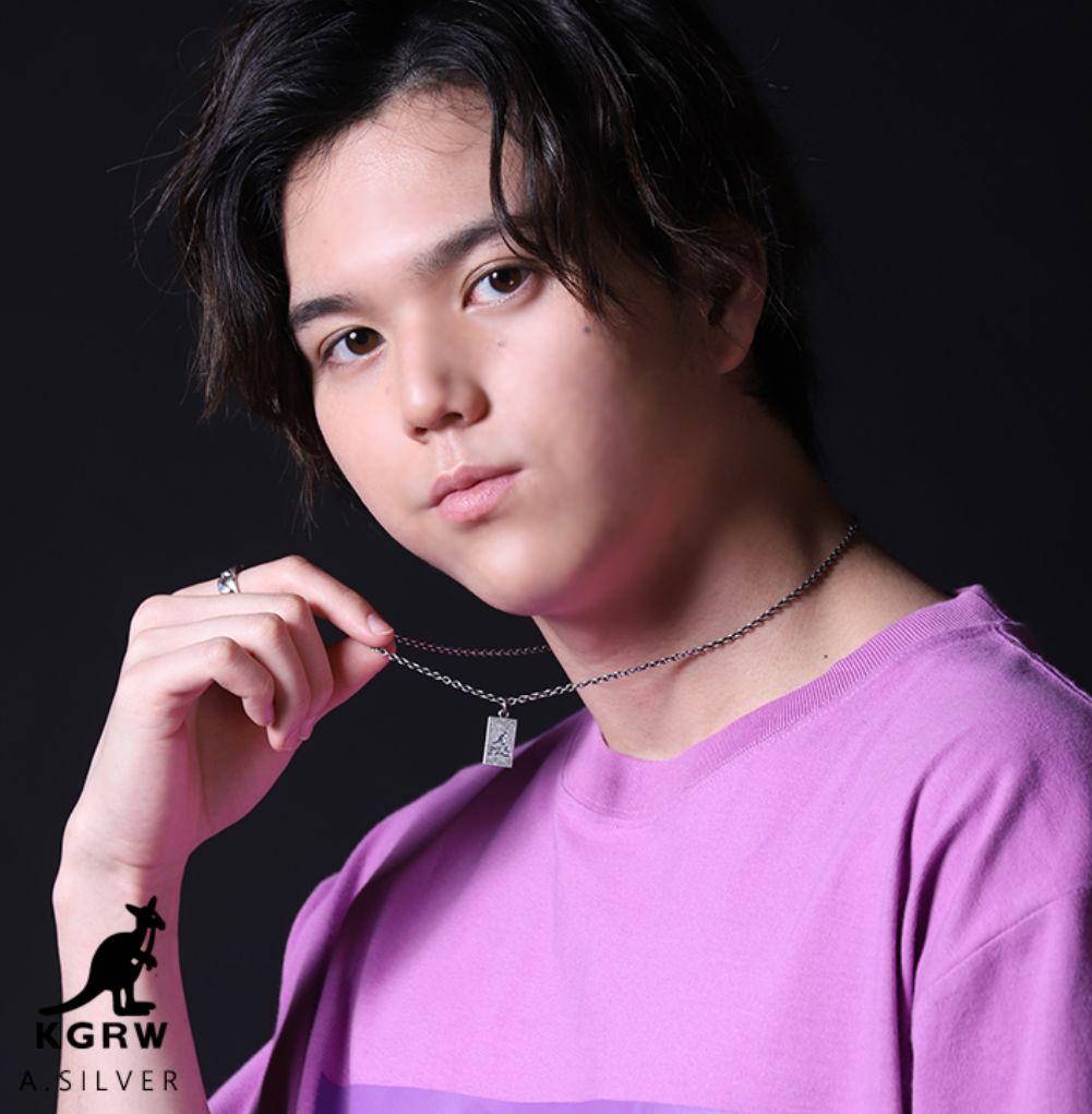 ☆新品未使用☆MAZZEL RANコラボKANGOL ネックレスA SILVER