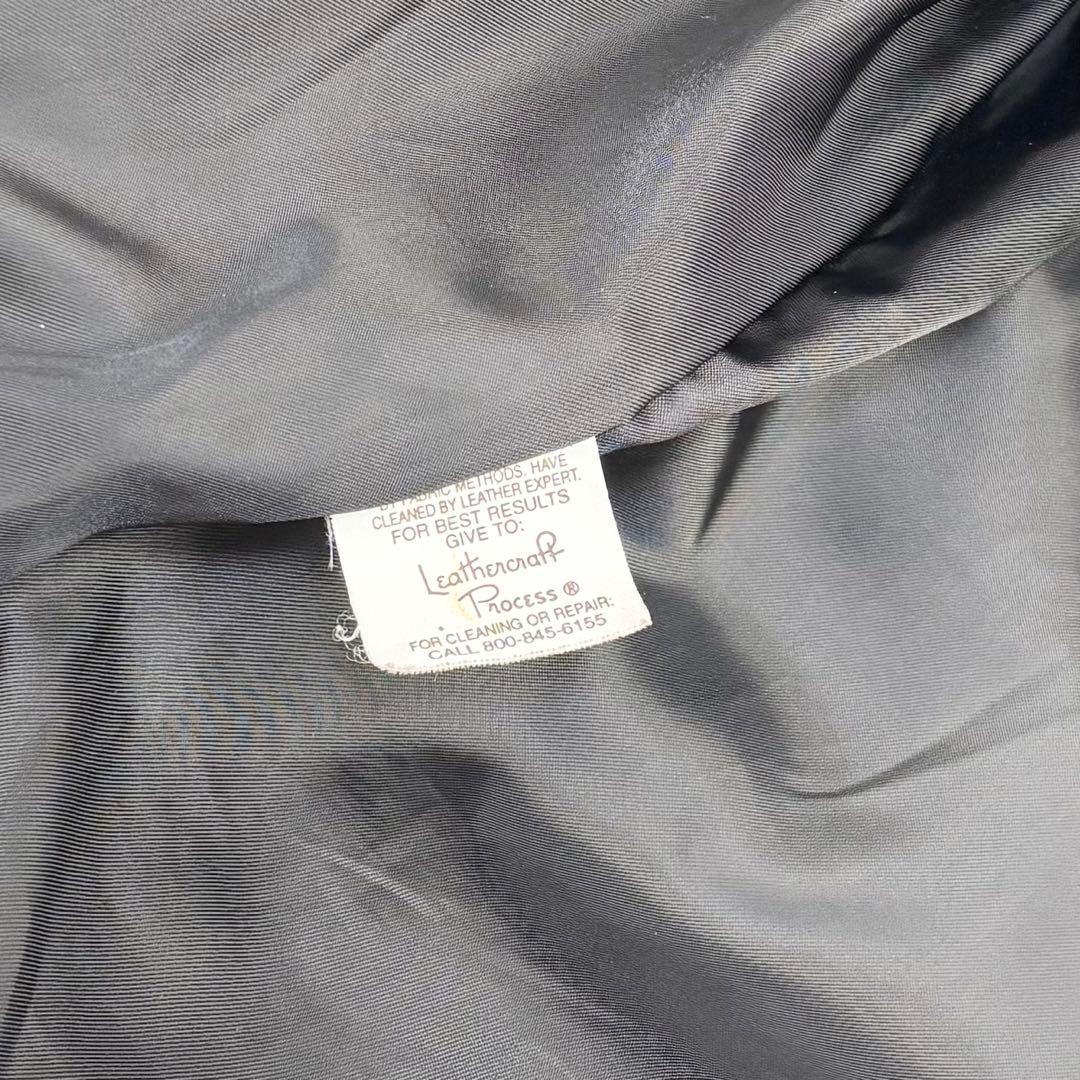 ショット 641 ライナー付 レザー シングルライダースジャケット 黒 USA製