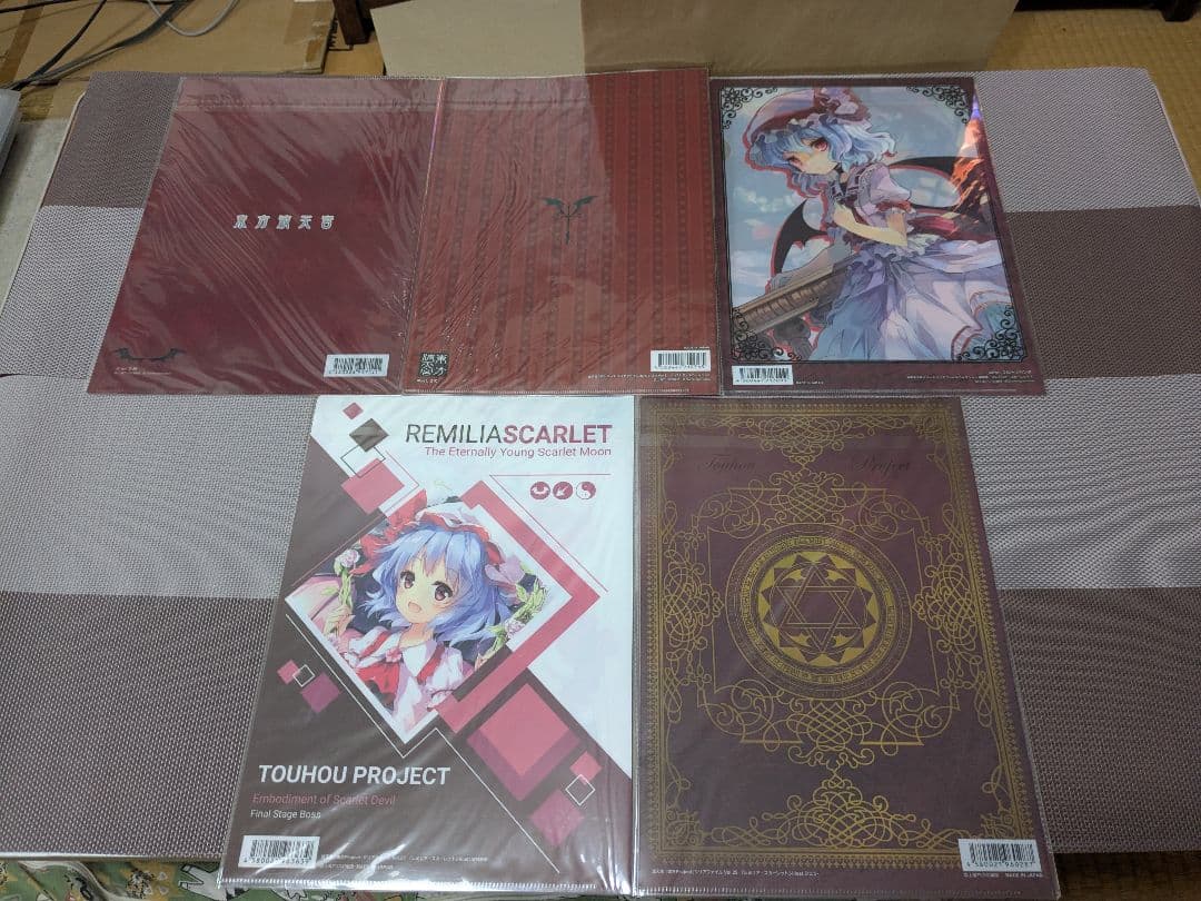 ゆりリリ　東方Project　波天宮　レミフラ クリアファイルセット