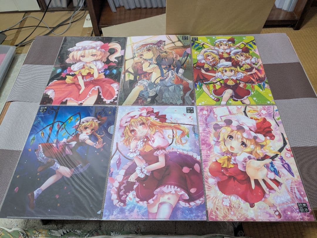 ゆりリリ　東方Project　波天宮　レミフラ クリアファイルセット