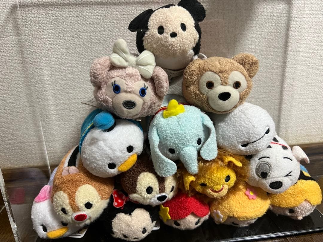 ツムツム　ディズニー　ぬいぐるみ　まとめ売り　ケース付　ツムツムケース