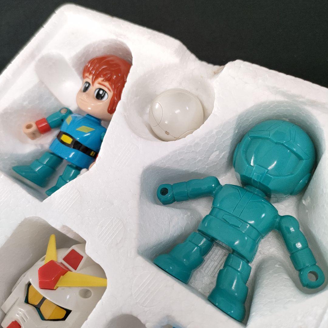 バンダイ　ガンダムクロス①　RX-78　アムロ　1988年日本製　※欠けあり中古