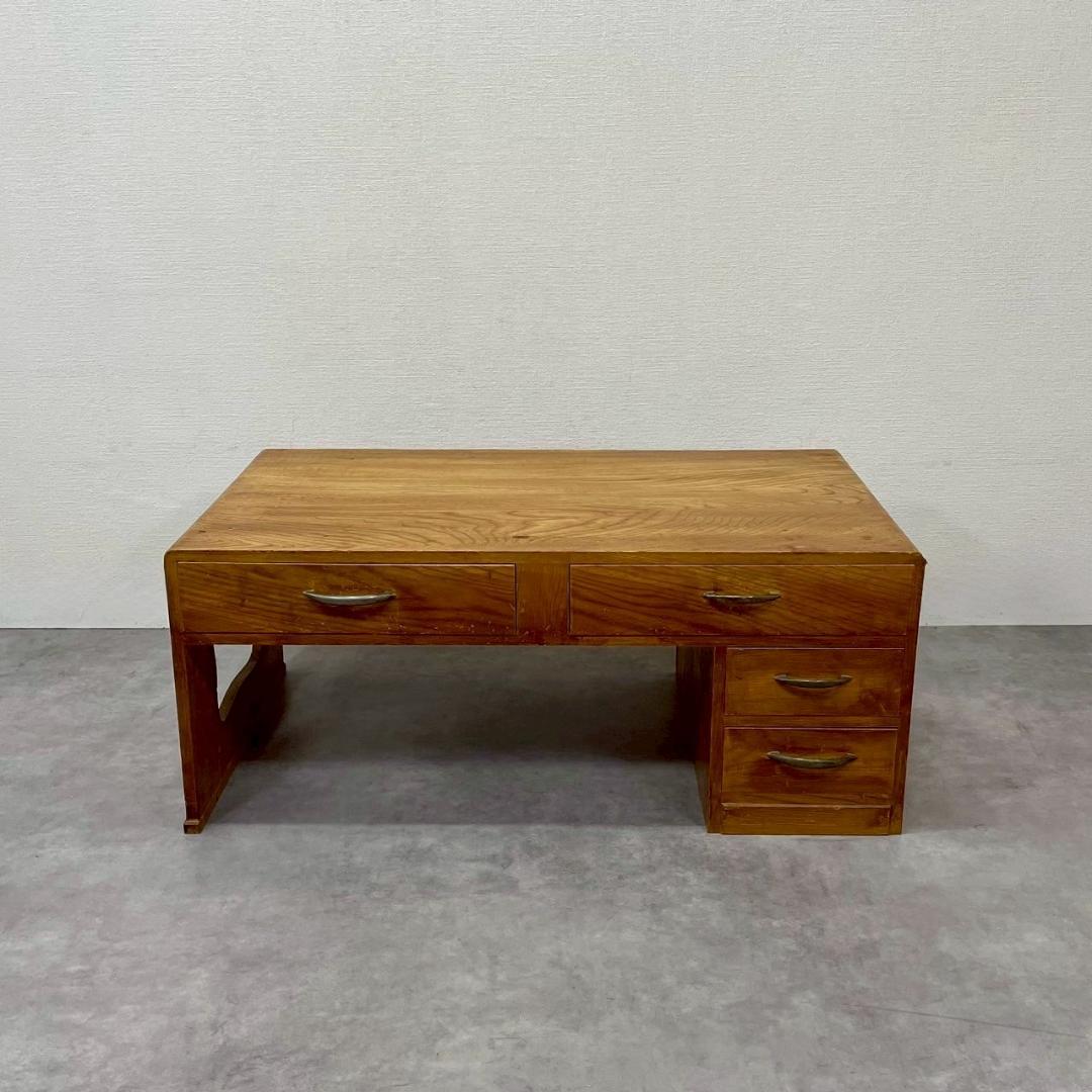 ヴィンテージ 文机 コーヒーテーブル センターテーブル 無垢材 ビンテージ