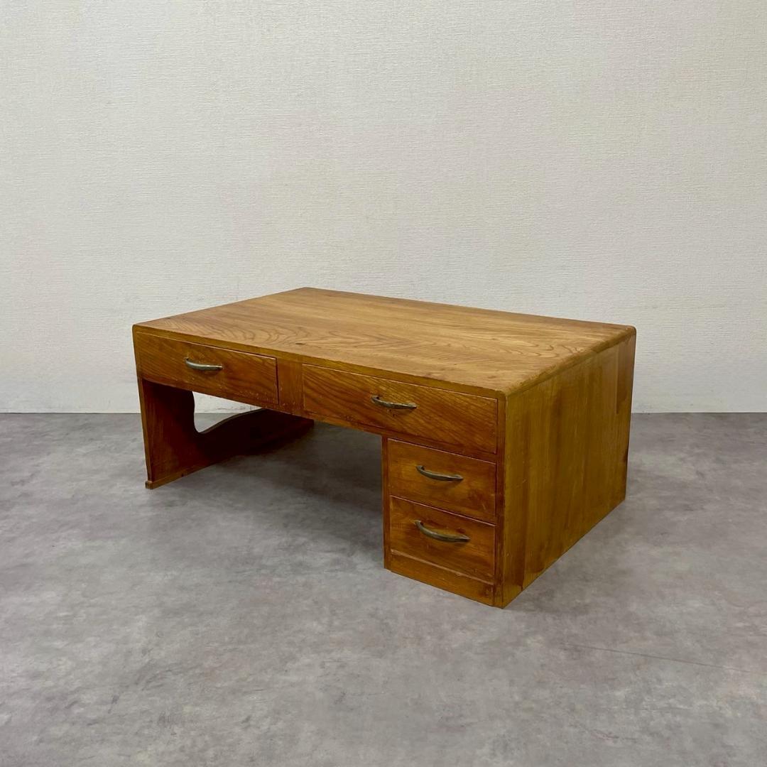 ヴィンテージ 文机 コーヒーテーブル センターテーブル 無垢材 ビンテージ