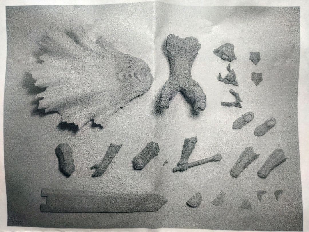 【現状品】 HEADLONG 1/10スケール 狂戦士の甲冑 ガレージキット