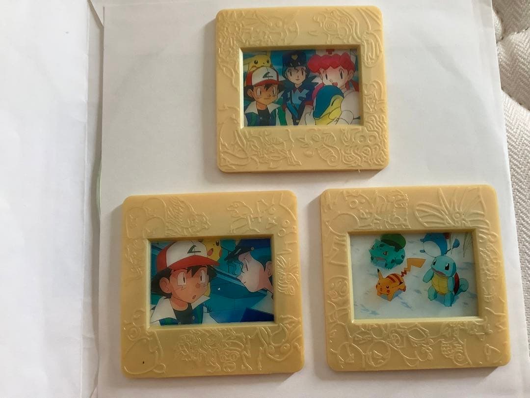 ポケモン　明治ピクチャーフレーム　3枚セット