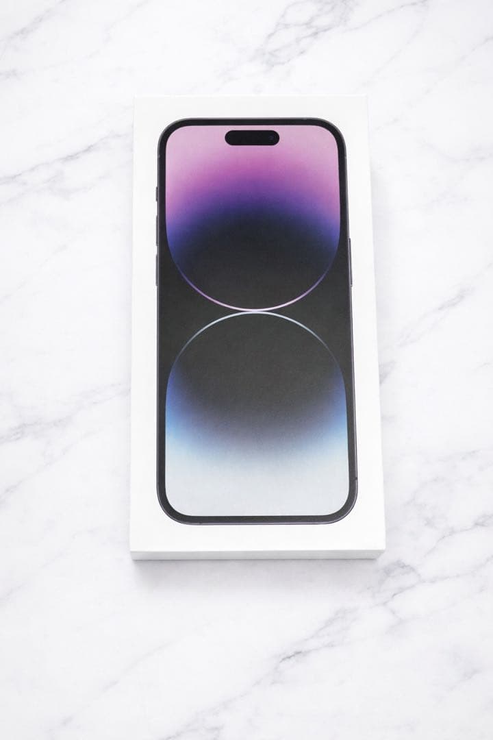 【美品】Apple iPhone 14 Pro ディープパープル 256GB