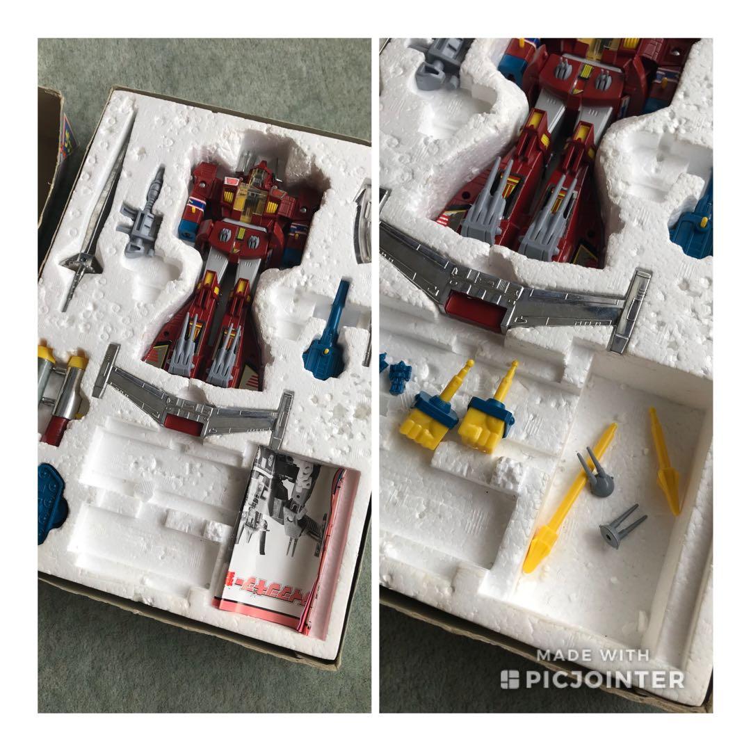 戦闘メカ ザブングル アイアンギア 箱 取扱説明書有 当時のモノ 1987年ごろ