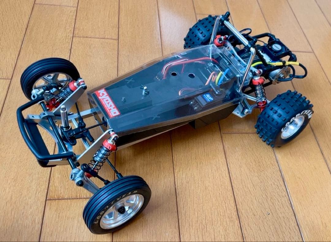 【京商】BEETLE 2014（復刻版）ESC、サーボ、モーターファン　メカ付き