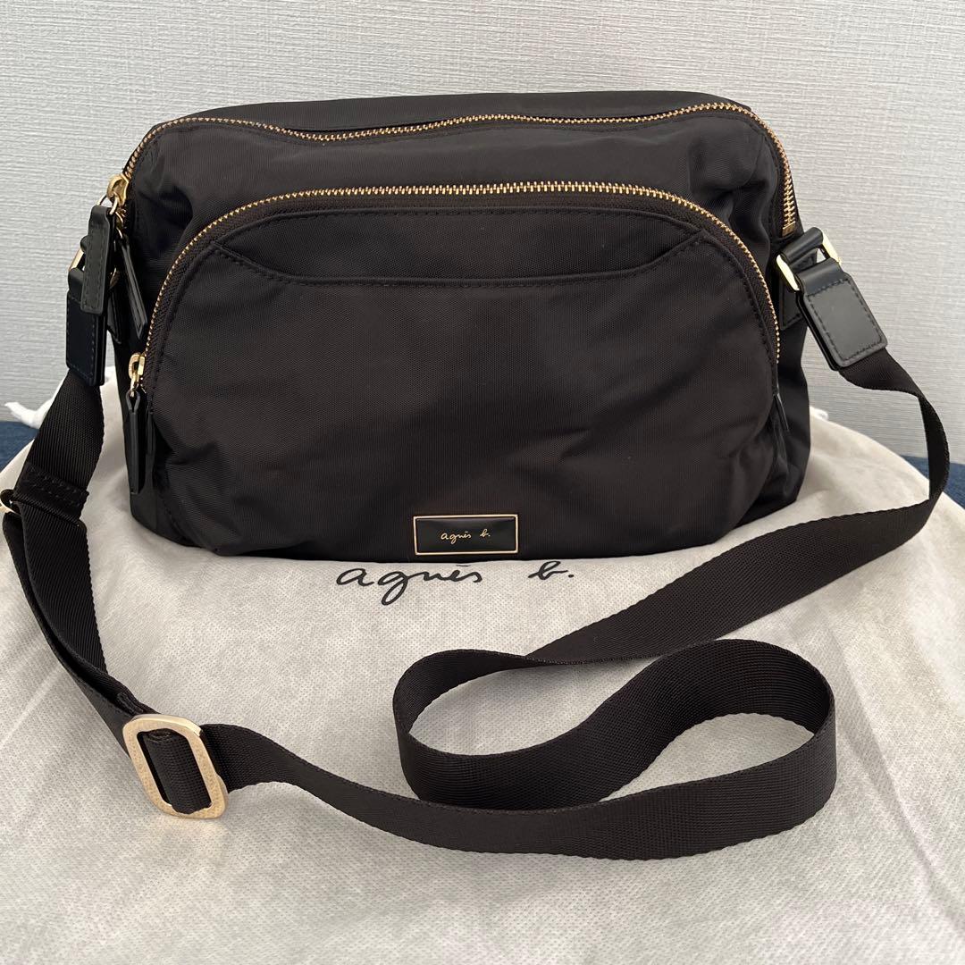 アニエスベー　ショルダーバッグ　FT03-04 黒