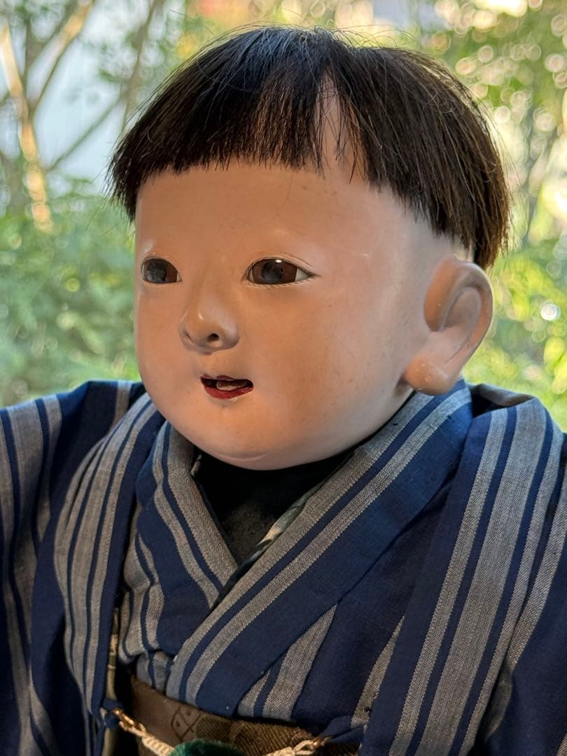 市松人形　抱き人形　伊東久重　42cm