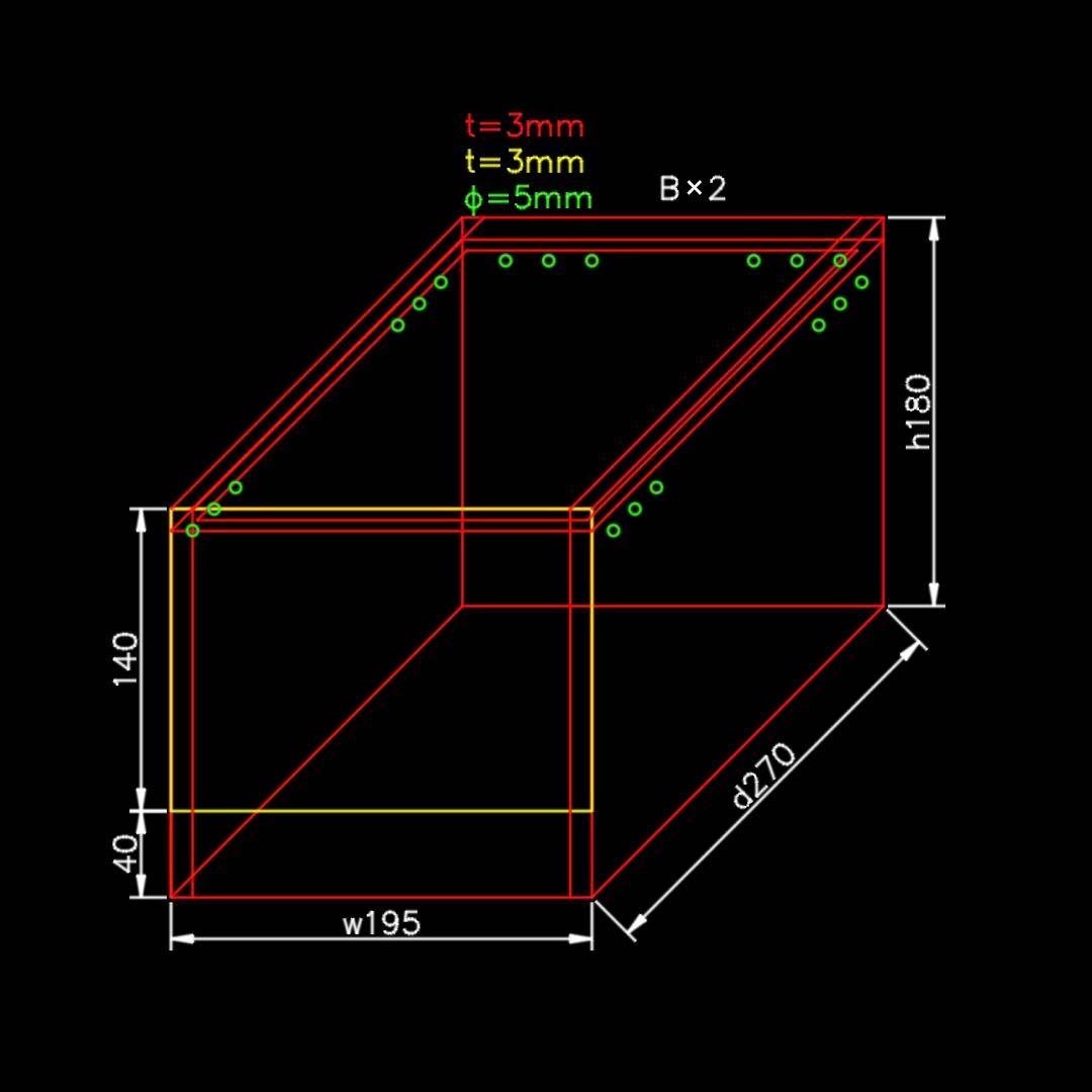 【M0111】オーダーメイドアクリル飼育ケース