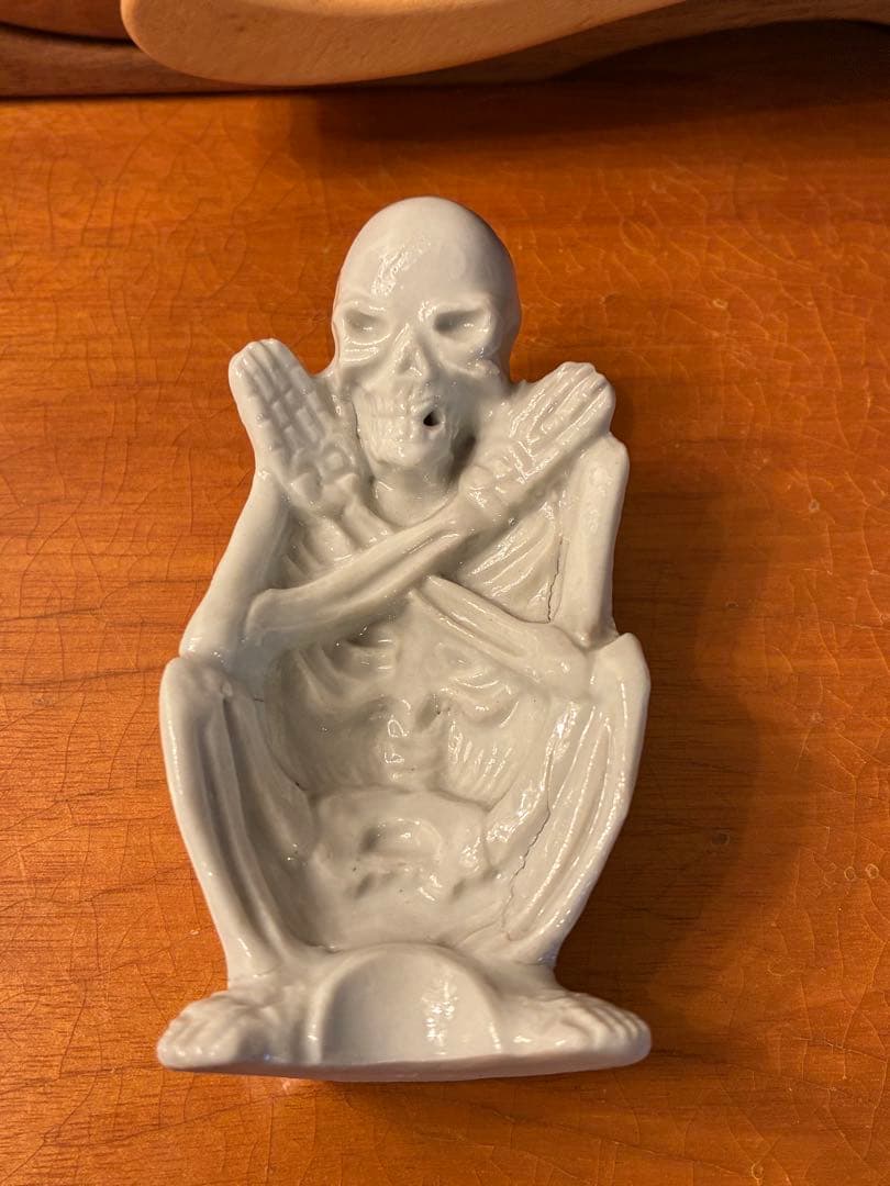 ビンテージ50s Japan スカル　髑髏　骸骨　死神　灰皿　ネイバーフッド