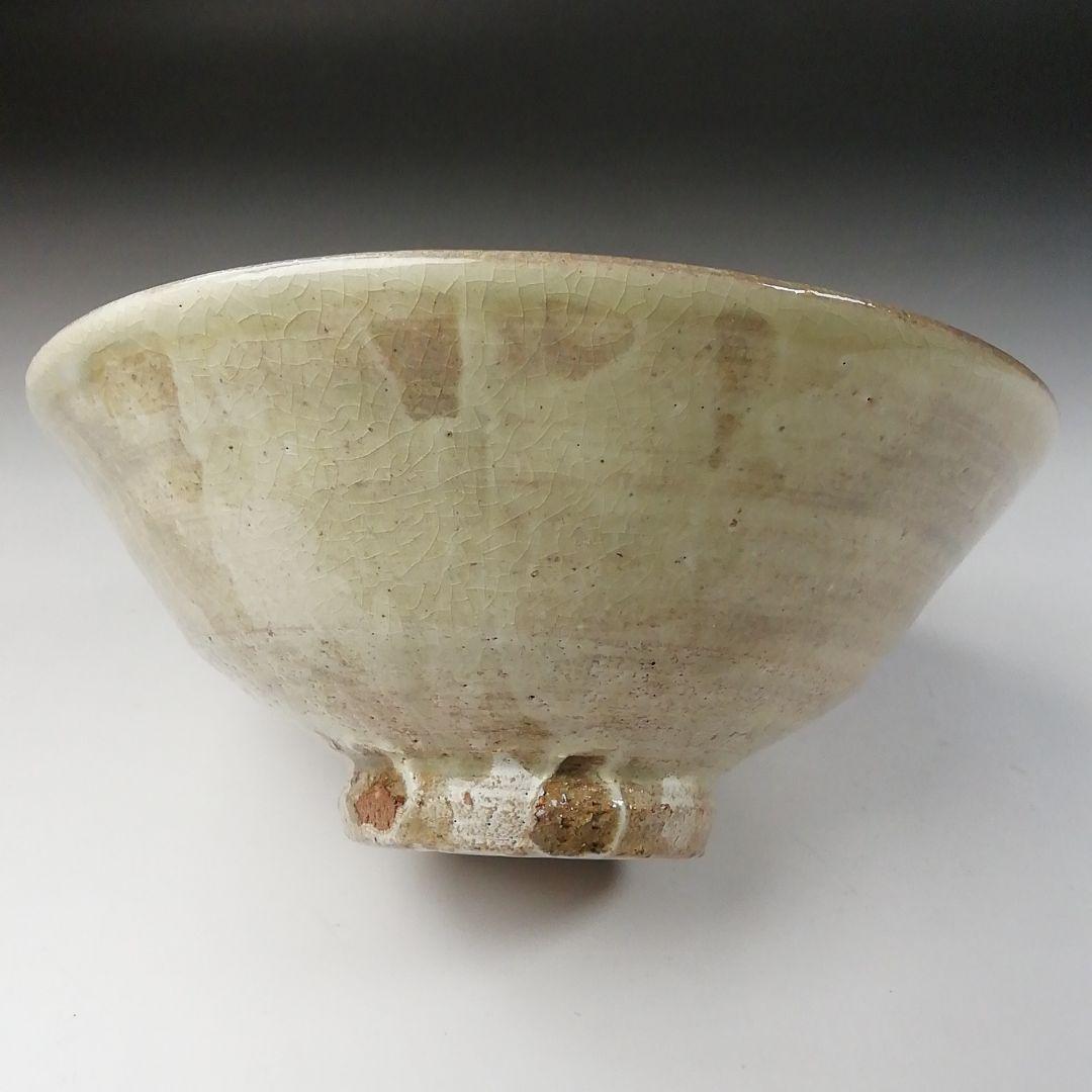 Ｔ５７９　茶碗　『粉引茶碗』『渡辺六郎』　共箱　抹茶碗　茶道具