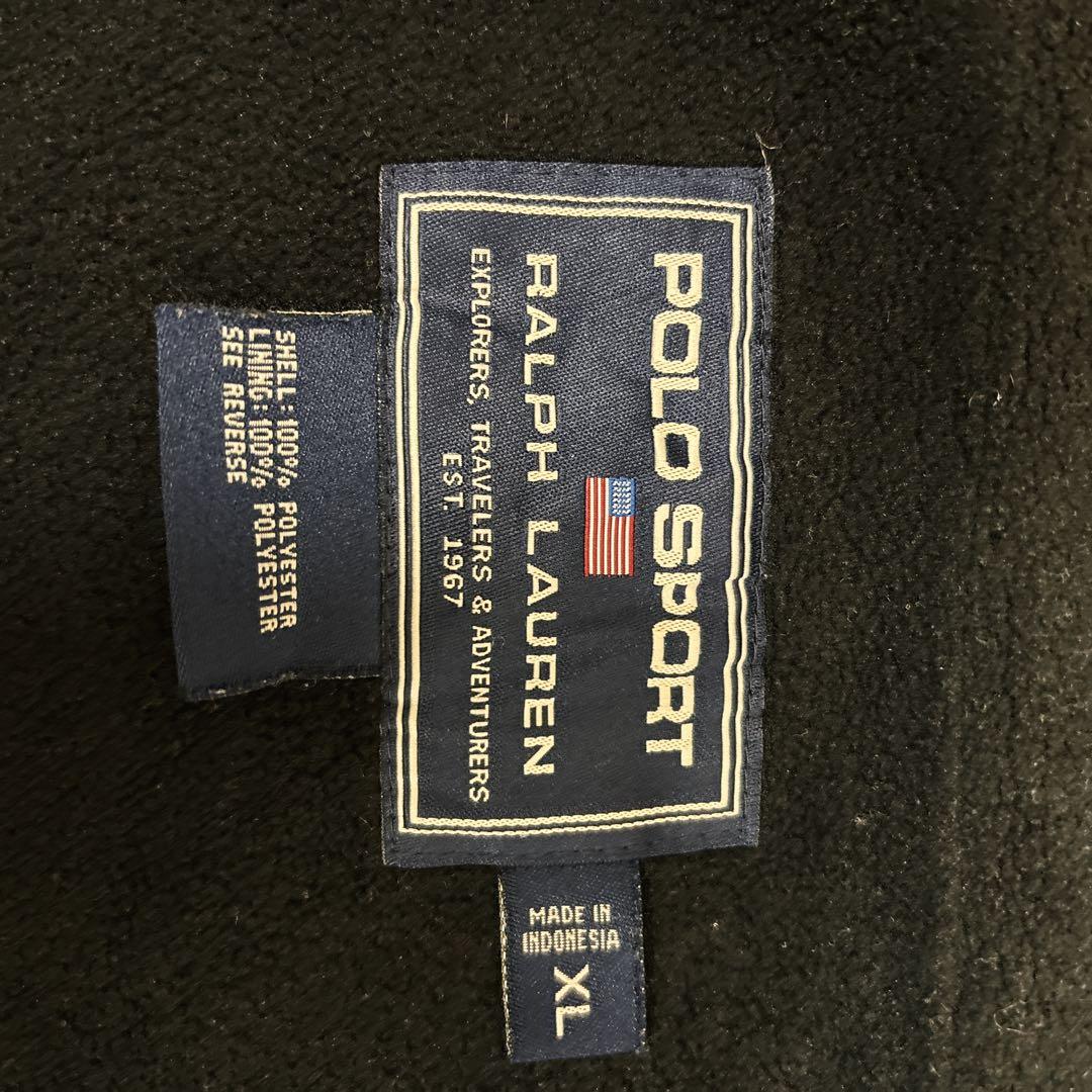 51]ポロスポーツ ラルフローレン刺繍ロゴ ウォームアップジャケットブルゾン古着