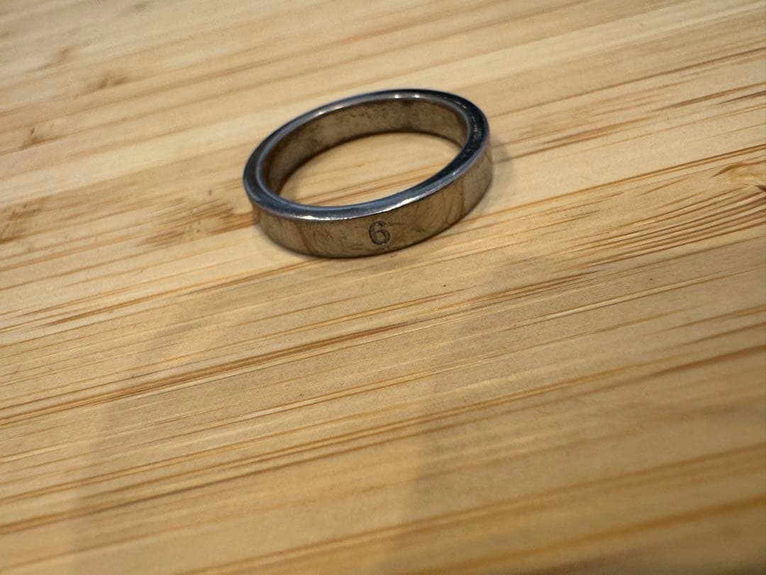 mm6 maison margiera ロゴリング Mサイズ