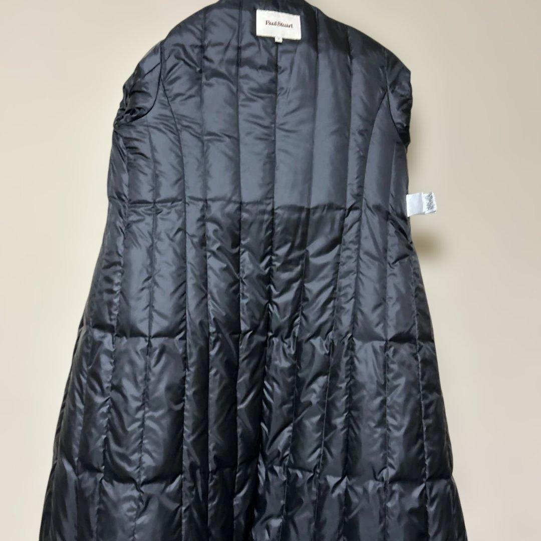 Paul Stuartポールスチュアート ネイビー　ダウン入り　チェスターコート