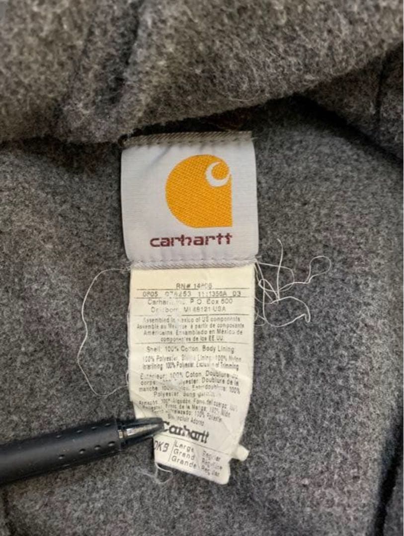 最終値下げ　Carhartt アクティブジャケット　ダック生地　Lサイズ