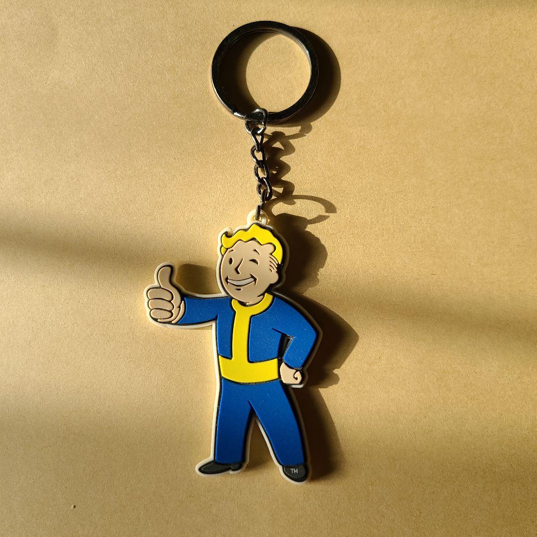 フォールアウト　fallout　Vault Boy ラバーキーホルダー