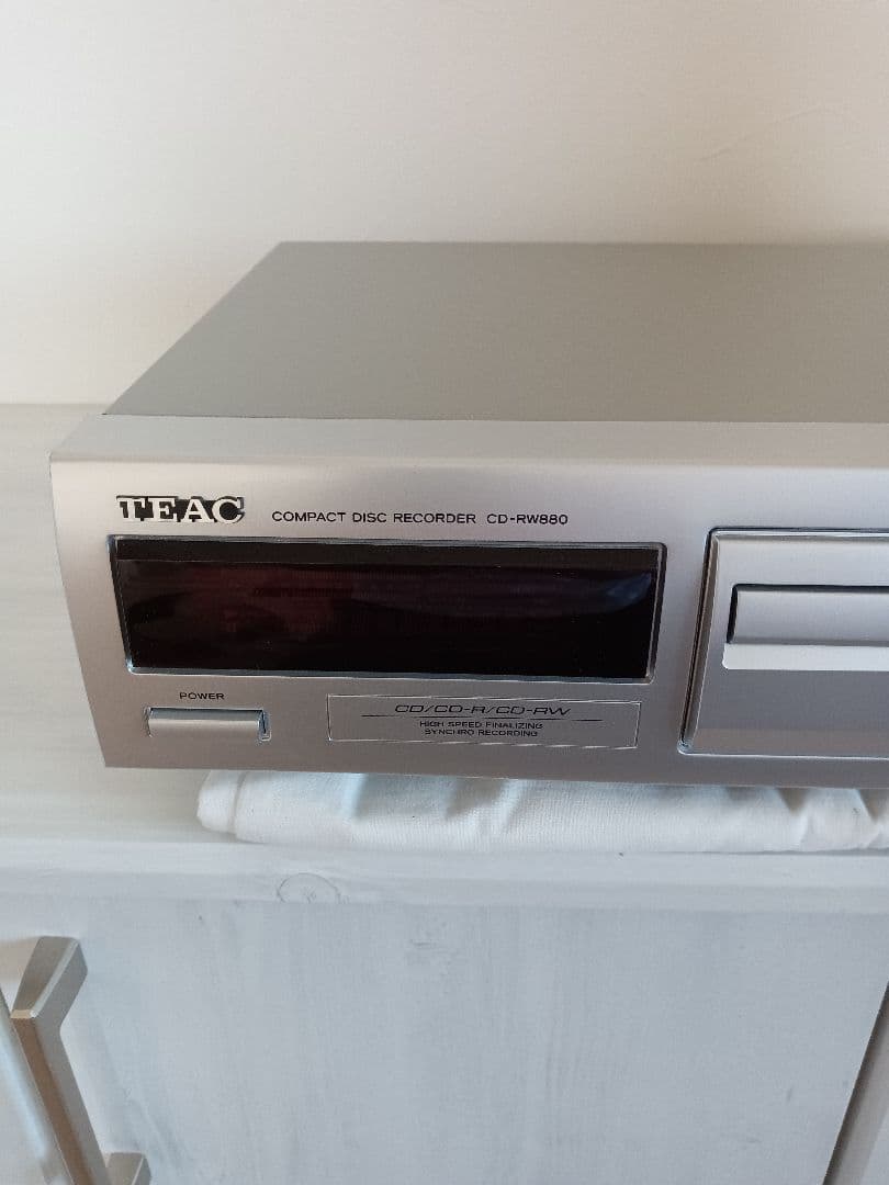 《動作品・美品》CDレコーダー　TEAC　CD-RW880