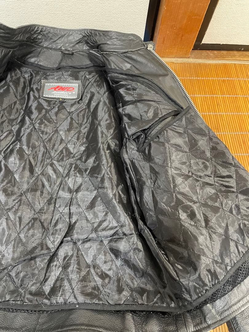 AWD　LEATHERS　ライダースジャケット　Lサイズ　AWL-001